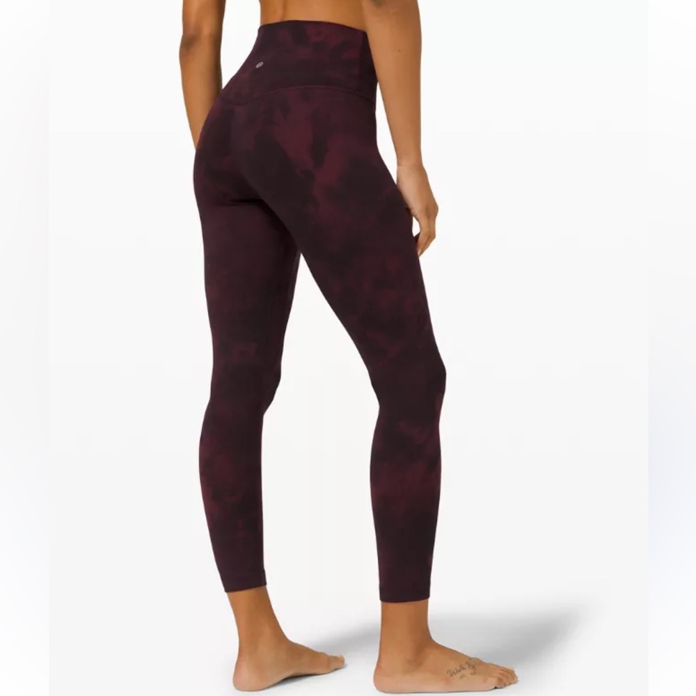 lululemon athletica Dark Maroon Leggings